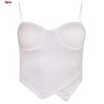 کراپ‌تاپ زنانه ماییلدا مدل 4471 رنگ سفید