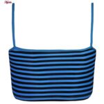 ست 3 تکه مایو دخترانه ماییلدا مدل 4409 رنگ آبی