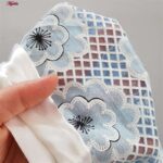 روبدوشامبر زنانه ماییلدا مدل گیپوری گلدار کد 4315 رنگ آبی