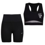 ست نیم تنه و شلوارک ورزشی زنانه ماییلدا مدل 4429 -401P رنگ مشکی