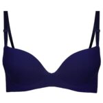 سوتین زنانه ماییلدا مدل پوش آپ اسفنجی بدون فنر کد 4477 رنگ سرمه ای