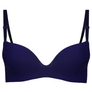 سوتین زنانه ماییلدا مدل پوش آپ اسفنجی بدون فنر کد 4477 رنگ سرمه ای