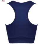 نیم تنه ورزشی زنانه ماییلدا مدل بدون فنر کد 4456 رنگ سرمه ای
