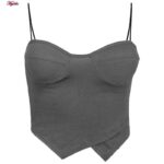 تاپ زنانه ماییلدا مدل 4471 رنگ خاکستری