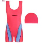 مایو زنانه ماییلدا مدل پادار بدون پد کد 4408 رنگ صورتی