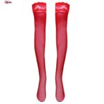 لباس خواب زنانه ماییلدا کد 4419-412 رنگ قرمز به همراه جوراب