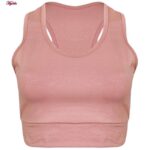 نیم تنه ورزشی زنانه ماییلدا مدل بدون فنر کد 4456 رنگ پوست پیازی