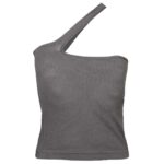 کراپتاپ زنانه ماییلدا مدل 4462 رنگ خاکستری