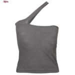 کراپتاپ زنانه ماییلدا مدل 4462 رنگ خاکستری