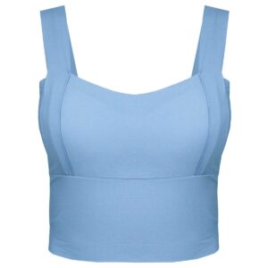 کراپ‌ تاپ زنانه ماییلدا مدل 4474 رنگ آبی