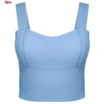 کراپ‌ تاپ زنانه ماییلدا مدل 4474 رنگ آبی