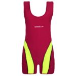 مایو زنانه ماییلدا مدل پادار بدون پد کد 4408 رنگ سرخابی