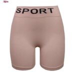 ست نیم تنه و شلوارک ورزشی زنانه ماییلدا مدل 4465 رنگ کرم