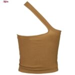 کراپ‌تاپ زنانه ماییلدا مدل 4462 رنگ خردلی