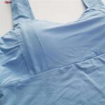 کراپ‌ تاپ زنانه ماییلدا مدل 4474 رنگ آبی