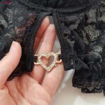 ست 3 تکه لباس زیر زنانه ماییلدا مدل 4425-8000 رنگ مشکی