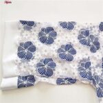 روبدوشامبر زنانه ماییلدا مدل گیپوری گلدار کد 4313 رنگ سرمه ای