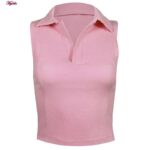 کراپ‌تاپ زنانه ماییلدا مدل 4441-5293 رنگ صورتی