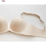 سوتین زنانه ماییلدا مدل پوش آپ اسفنجی بدون فنر کد 4477 رنگ کرم