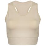 نیم تنه ورزشی زنانه ماییلدا مدل بدون فنر کد 4456 رنگ کرم