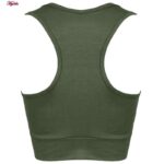 نیم تنه ورزشی زنانه ماییلدا مدل بدون فنر کد 4456 رنگ سبز سدری