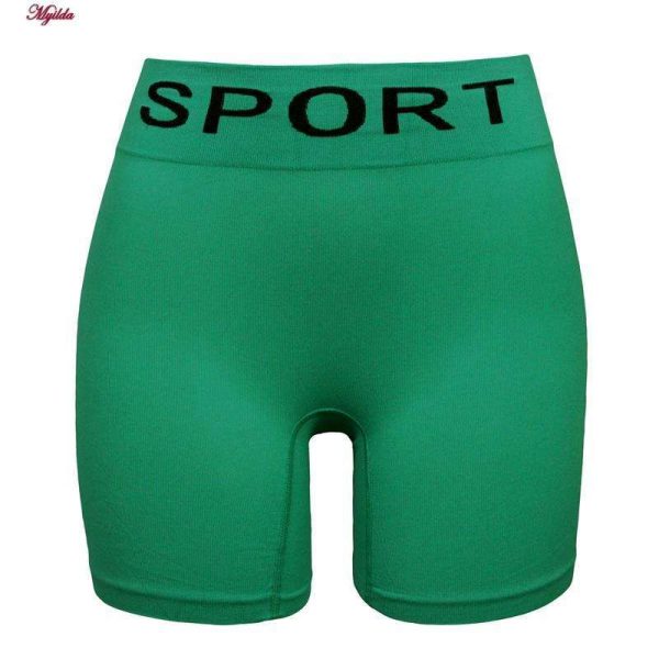 ست نیم تنه و شلوارک ورزشی زنانه ماییلدا مدل 4465 رنگ سبز