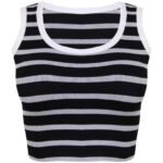 نیم تنه ورزشی زنانه ماییلدا مدل پددار بدون فنر کد 4481 رنگ مشکی