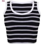 نیم تنه ورزشی زنانه ماییلدا مدل پددار بدون فنر کد 4481 رنگ مشکی