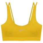 نیم تنه ورزشی زنانه مدل پد دار بدون فنر کد 4521-290P رنگ زرد