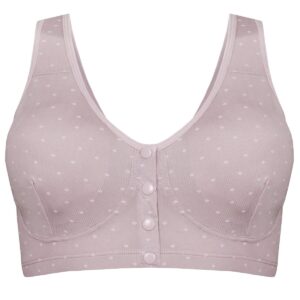 سوتین شیردهی ماییلدا مدل پددار بدون فنر دکمه ای کد 4476 رنگ کالباسی