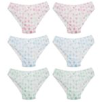 شورت زنانه رز بانو مدل یکبار مصرف کد 4199 بسته 6 عددی