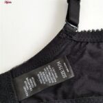 سوتین زنانه مدل فنردار گیپوری کد 4493 رنگ مشکی