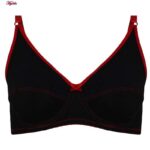 ست شورت و سوتین زنانه میسا مدل فنردار کد 4389 رنگ مشکی