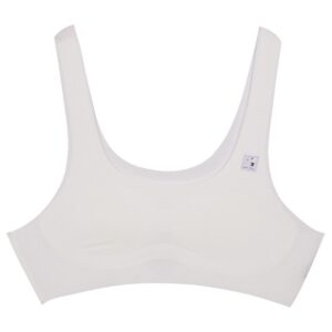 نیم تنه دخترانه مدل پددار کد 4553 رنگ سفید