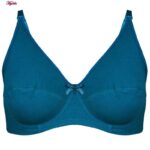 ست شورت و سوتین زنانه میسا مدل فنردار کد 4389 رنگ آبی