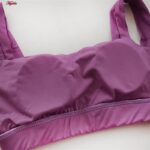 نیم تنه ورزشی زنانه مدل پد دار بدون فنر کد 4519-330P رنگ بنفش