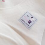 نیم تنه دخترانه مدل پددار کد 4553 رنگ سفید