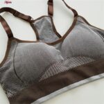 ست نیم تنه و شلوارک ورزشی زنانه ماییلدا مدل بدون فنر پددار کد 4486 رنگ قهوه ای