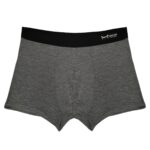 شورت مردانه مدل پادار کد 4544 رنگ خاکستری تیره