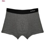 شورت مردانه مدل پادار کد 4544 رنگ خاکستری تیره