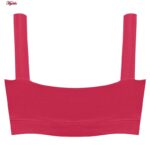 نیم تنه ورزشی زنانه مدل پد دار بدون فنر کد 4519-330P رنگ سرخابی