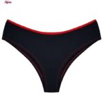 ست شورت و سوتین زنانه میسا مدل فنردار کد 4389 رنگ مشکی