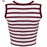 کراپ‌تاپ زنانه ماییلدا مدل 4481-my رنگ زرشکی