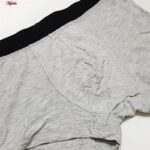 شورت مردانه مدل پادار کد 4544 رنگ خاکستری روشن