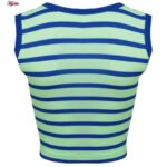 نیم تنه ورزشی زنانه ماییلدا مدل پددار بدون فنر کد 4481 رنگ سبز روشن