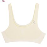 نیم تنه دخترانه مدل بدون پد کد 4552 رنگ زرد