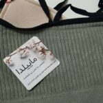 نیم تنه ورزشی زنانه ماییلدا مدل پددار بدون فنر کد 4483 رنگ سبز سدری