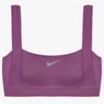 نیم تنه ورزشی زنانه مدل پد دار بدون فنر کد 4519-330P رنگ بنفش