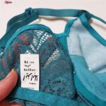 سوتین زنانه ایزابلا مدل پولکی هارنس فنردار کد 4459-09 رنگ آبی فیروزه ای