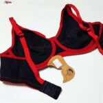 ست شورت و سوتین زنانه میسا مدل فنردار کد 4389 رنگ مشکی